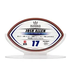 NFLPA Josh Allen Signables Collectible Sports Memorabilia - White
