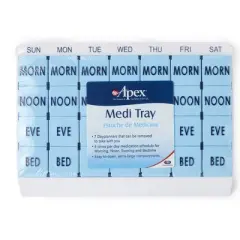 Medi Tray Pill Organizer Plastic