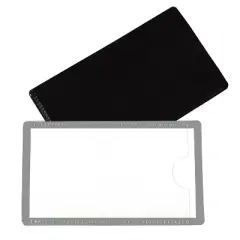 C-Line&reg; Slap 'N Go Magnetic Holders, Side Load, 4-1/4 x 2-1/2, Gray, Pack of 10