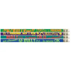 Musgrave Pencil Company Musgrave No Bullying Motivational Pencils Pack of 12 (MUS2508D)