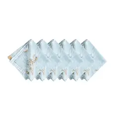 C&F Home Meraki Island Reversible Blue Coastal Napkin Set of 6