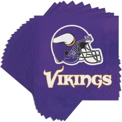 48ct Minnesota Vikings Football Napkins