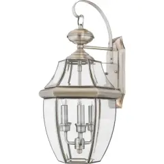 Quoizel Lighting Newbury 3 - Light Sconce in  Pewter