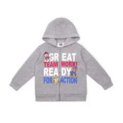 Nickelodeon Boy's 2-Pack Paw Patrol Hooded Sweatshirt and Full Zip Hoodie Set For Toddlers