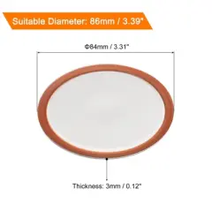 Unique Bargains Wide Mouth Leak Proof Canning Lid Fits Storage Cover 80 Pcs