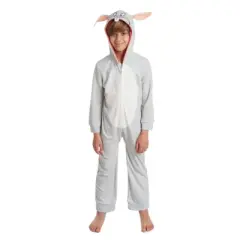LOONEY TUNES Buggs Bunny Girls Zip Up Costume Pajama Coverall Toddler