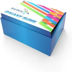 Neliblu 1.5" x 3" Galaxy Slime - 24 Pack