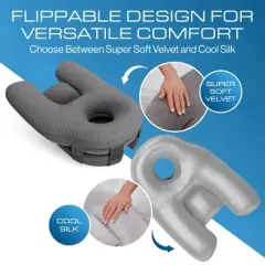 Kolbs Face Down Pillow After Eye Surgery Vitrectomy Pillow 2 Sided Warm or Cool, Massage  pillow