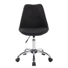 Armless Task Chair with Buttons - Techni Mobili