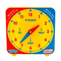 What's the Time Geared Clock Educational Toy