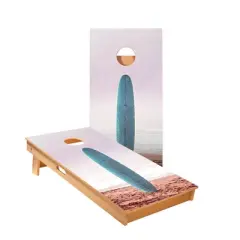 Skips Garage Vintage Surf Board Cornhole Boards - ACA Star Series