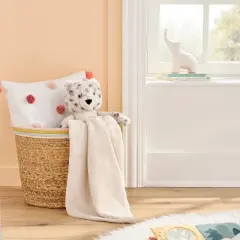 Plush Blanket with Soft Toy - Cream Leopard - Cloud Island&trade;