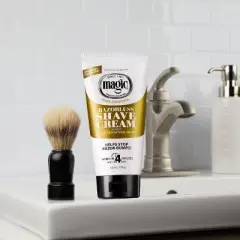 Magic Razorless Shaving Cream for Hair Removal, Bald Head Maintenance, Depilitory Cream - 6oz