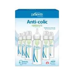Dr. Brown's 8 fl oz Options+ Narrow Anti-Colic Baby Bottle - 6pk