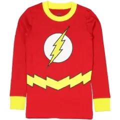 DC Comics Flash Little Boys 2 Piece Shirt & Pants Pajama Set Red
