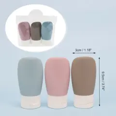 Unique Bargains PP Travel Container Set 1.06oz 3 Pcs