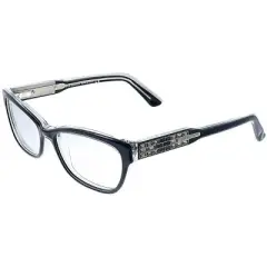 Swarovski  003 Womens Square Eyeglasses Black 54mm