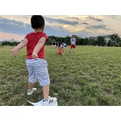 JumpOff Jo Kickball Set - Includes Large, Oversized Kickball, Bases, Ball Pump & 2 Needles