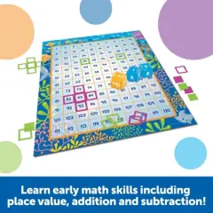 Learning Resources Make A Splash 120 Mat Floor Game, Ages 6+