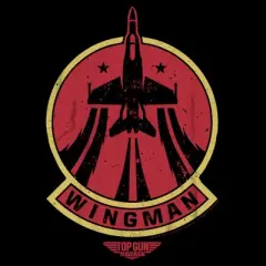 Boy's Top Gun: Maverick Distressed Wingman Patch T-Shirt