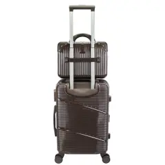 World Traveler Highways 2-Piece Hardside Carry-On Spinner Luggage Set