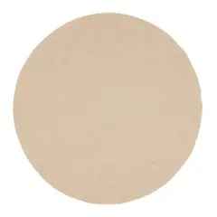 Saro Lifestyle Saro Lifestyle Embroidered Snowflakes Round Placemats (Set of 4), Natural, 14"