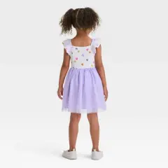 Toddler Girls' Lavender Hearts Dress - Cat & Jack&trade; Purple