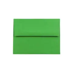 JAM Paper Blank Greeting Cards Set 4Bar A1 Size 3.625 x 5.125 Green Recycled 25/Pack (304624509)
