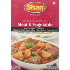 Shan Seasoning Mix For Meat & Vegetable 100 gms - Shan Masala