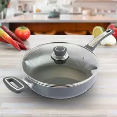 Oster 3.5 Quart Aluminum Saute Pan with Lid