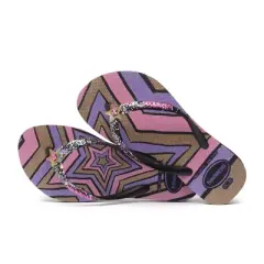 Havaianas Girls Kids Slim Glitter 2 Flip Flop Sandals