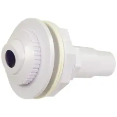 Pool Central Above Ground Swimming Pool Complete Return Inlet with Gasket and Adapter 6"- White