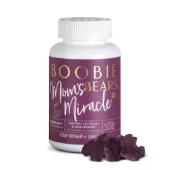 Boobie Bears&nbsp;Lactation Gummies,&nbsp;Lactation Supplement for Increased Breast Milk,&nbsp;Breastfeeding Vegan Supplements&nbsp;- 60ct