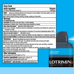 Lotrimin Antifungal Athlete's Foot Liquid Spray with 2% Miconazole Nitrate - 4.6oz