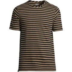 Lands' End Men's Short Sleeve Cotton Linen Tee