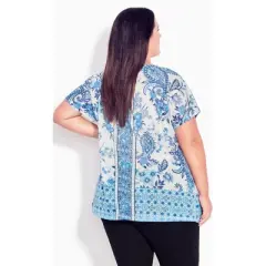 Women's Plus Size  Tiarne Necklace Top - ivory | EVANS