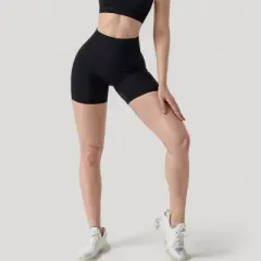 Anna-Kaci Active Women's High Waist Compression Athletic Shorts with Supportive Stretch Fit and Streamlined Seams