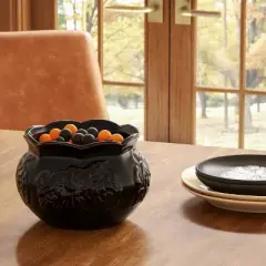 40 fl oz Stoneware Candy Bowl Black - Threshold&trade;
