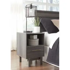Brymont Nightstand Black/Gray - Signature Design by Ashley