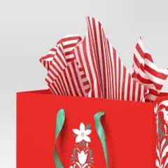 30ct Christmas Tissue Paper Red/White - Wondershop&trade;