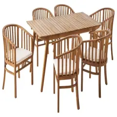 Syemin Outdoor Patio Seating Sets, Unique Design, Ideal for Conversations, Perfect for Gardens and Living Spaces, Beige, 23.75"*24.5"*31.5"