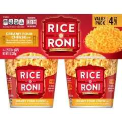 Rice-A-Roni Creamy Four Cheese Cups - 4pk / 9oz