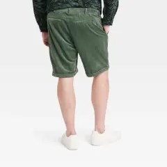Houston White Adult High-Rise Cord Chino Shorts - Green