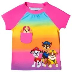 Nickelodeon Paw Patrol Skye Chase Rubble Girls One Piece Bathing Suit Rash Guard Tankini Top Bikini Bottom and Skort 5 Swimsuit Set Little Kid to Big Kid