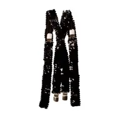 Dress Up America Sequined Suspenders - One Size