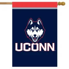 Briarwood Lane Connecticut Huskies House Flag NCAA Licensed 28" x 40"
