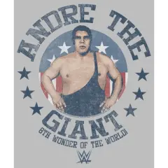 Men's WWE Andre the Giant 8th Wonder of the World Distressed T-Shirt