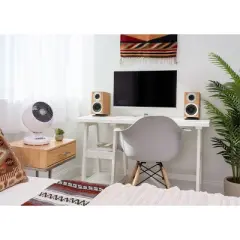 IRIS WOOZOO Oscillating Fan with Timer 3 Speed Settings