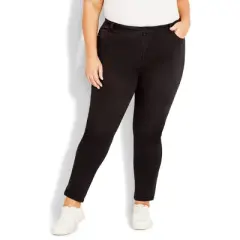 Women's Plus Size Butter Denim Skinny Jean Black - tall | AVENUE