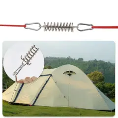 Unique Bargains Rope Buckle Tensioner Silver Tone 4 Pcs